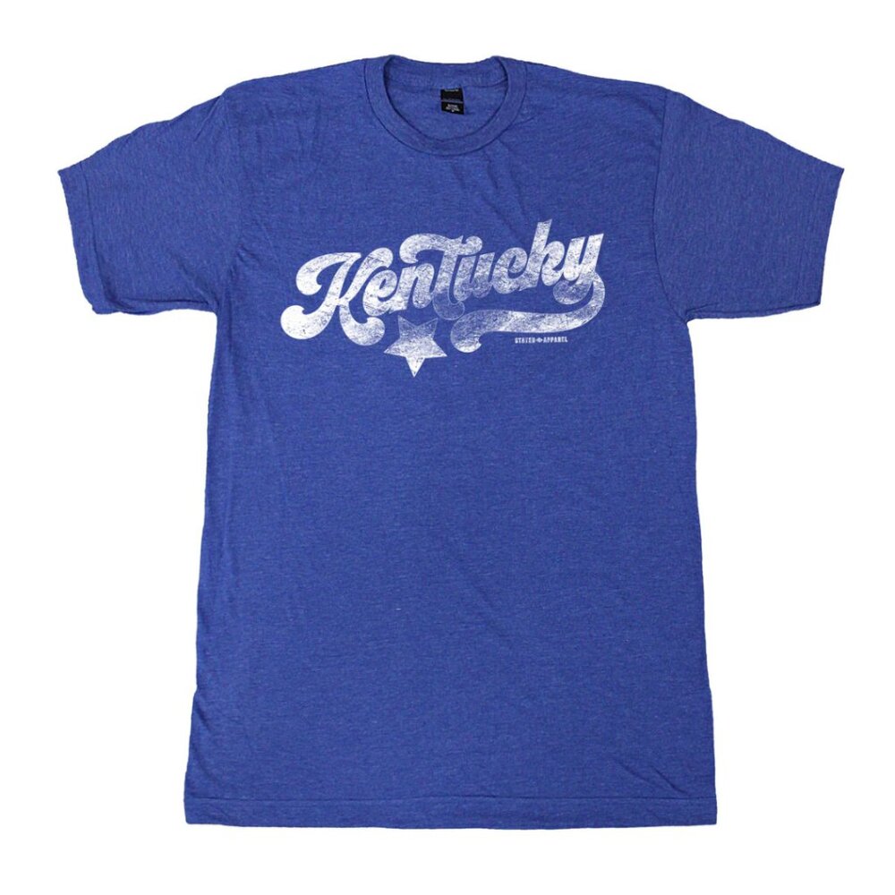 Blue Vintage Kentucky Graphic T-Shirt